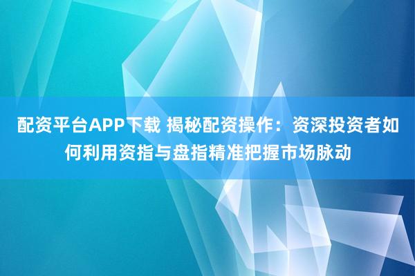 配資平臺APP下載 揭秘配資操作：資深投資者如何利用資指與盤指精準(zhǔn)把握市場脈動
