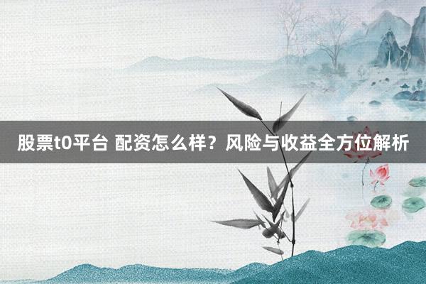 股票t0平臺 配資怎么樣？風險與收益全方位解析